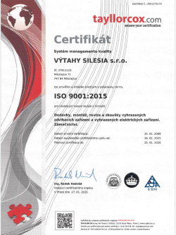 ISO 9001 2015 platnost 2025 2028